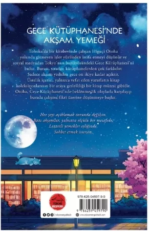 GECE KÜTÜPHANESİNDE AKŞAM YEMEĞİ