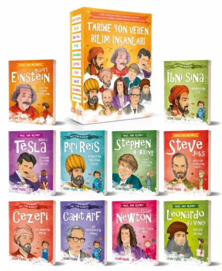 TARİHE YÖN VEREN BİLİM İNSANLARI SERİSİ (KUTULU 10 KİTAP TAKIM)